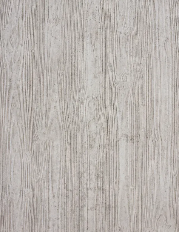 Light grey oak-effect plank surface with visible grain