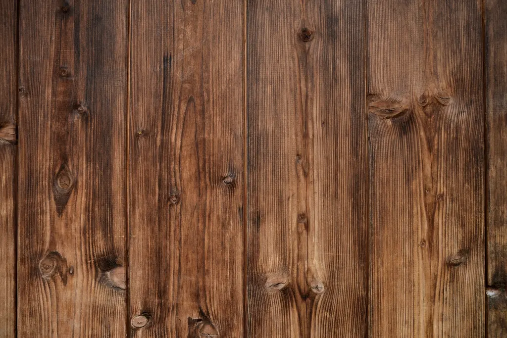 Dark rustic wood planks with knots and grain